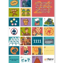 getDigital Aufkleber^Adventskalender-Aufkleber