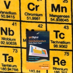 getDigital Badezimmer^Badehandtuch Periodensystem