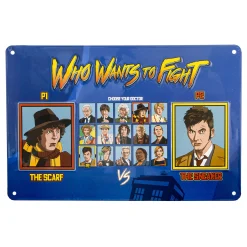 getDigital Blechschilder^Blechschild – Who Wants To Fight