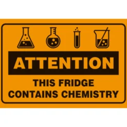 getDigital Küche^Chemiewarnungen Kühlschrankmagnete