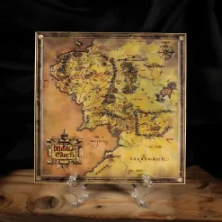 Fanattik Blechschilder^Der Herr der Ringe Mittelerde Metallkarte