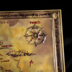 Fanattik Blechschilder^Der Herr der Ringe Mittelerde Metallkarte