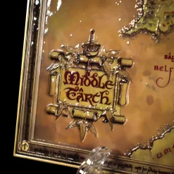 Fanattik Blechschilder^Der Herr der Ringe Mittelerde Metallkarte