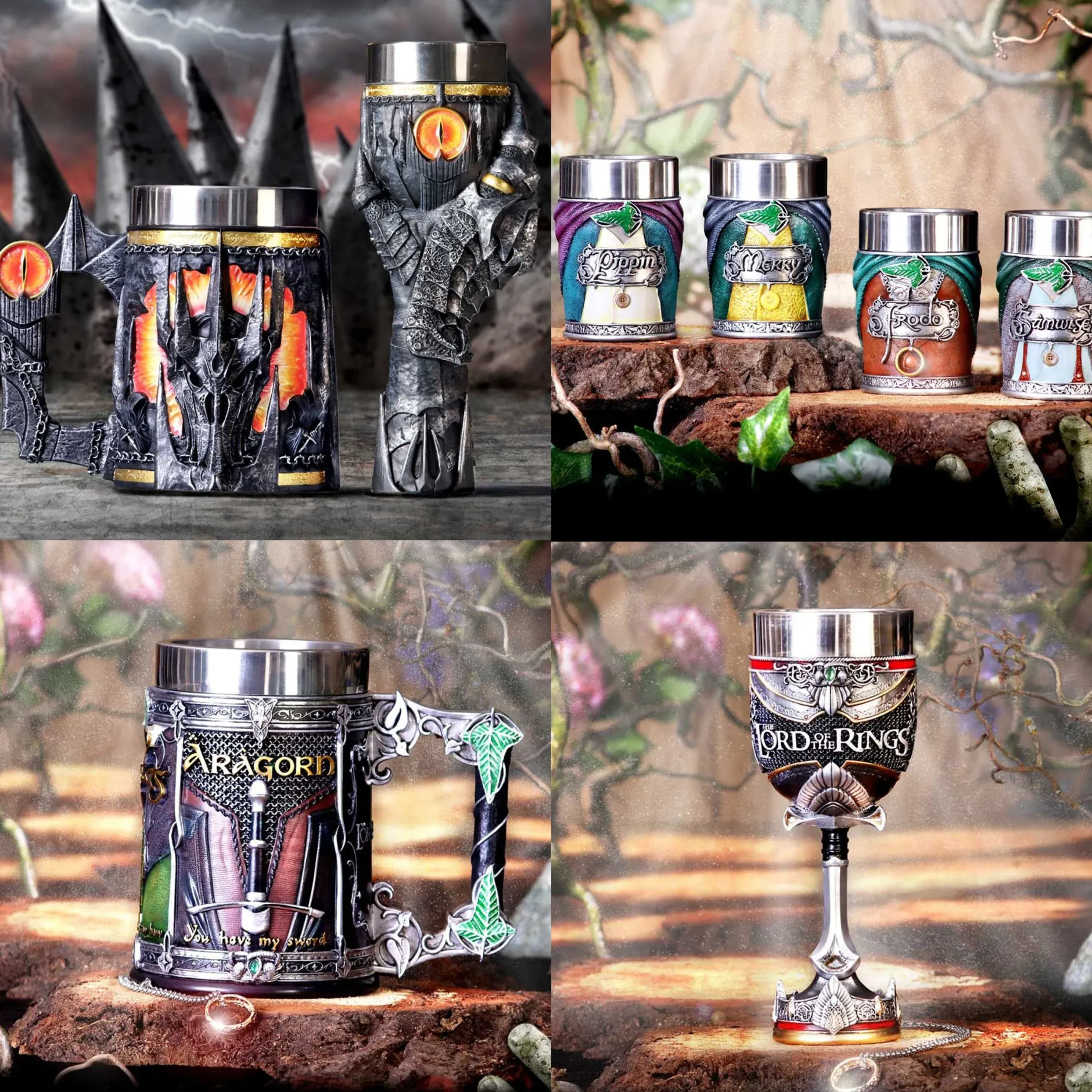 Nemesis Now Küche^Der Herr der Ringe Trinkgefäße