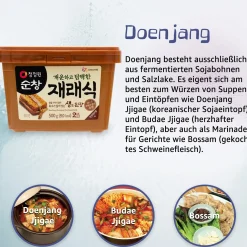ViaMundi Küche|Lebensmittel^Dosirak-Box mit 10 Zutaten & 25 Rezepten aus Korea