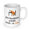 getDigital Küche^Ein Sysadmin schläft nicht Becher