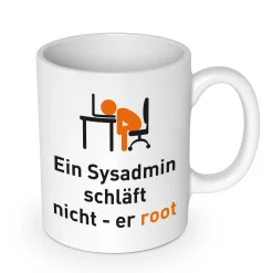 getDigital Küche^Ein Sysadmin schläft nicht Becher