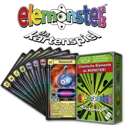 Andreas Dihm Kartenspiele^Elemonsters - Chemie-Kartenspiel mit Smartphone-App