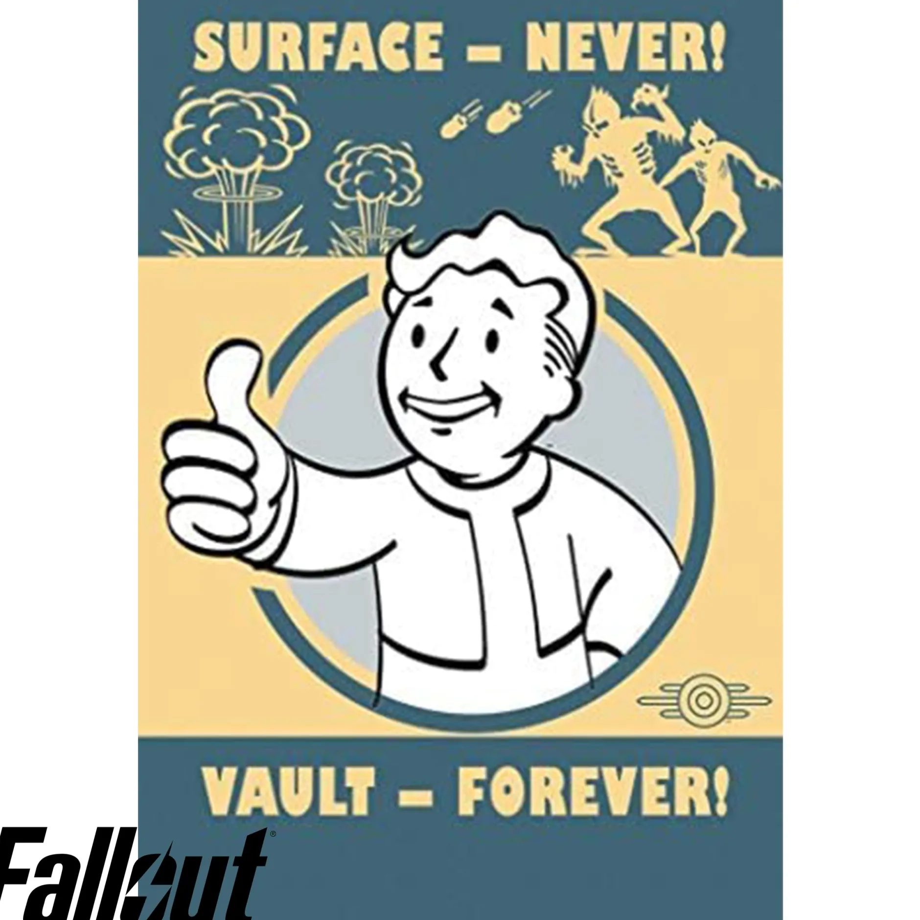 GB Eye Poster^Fallout Poster Vault Forever