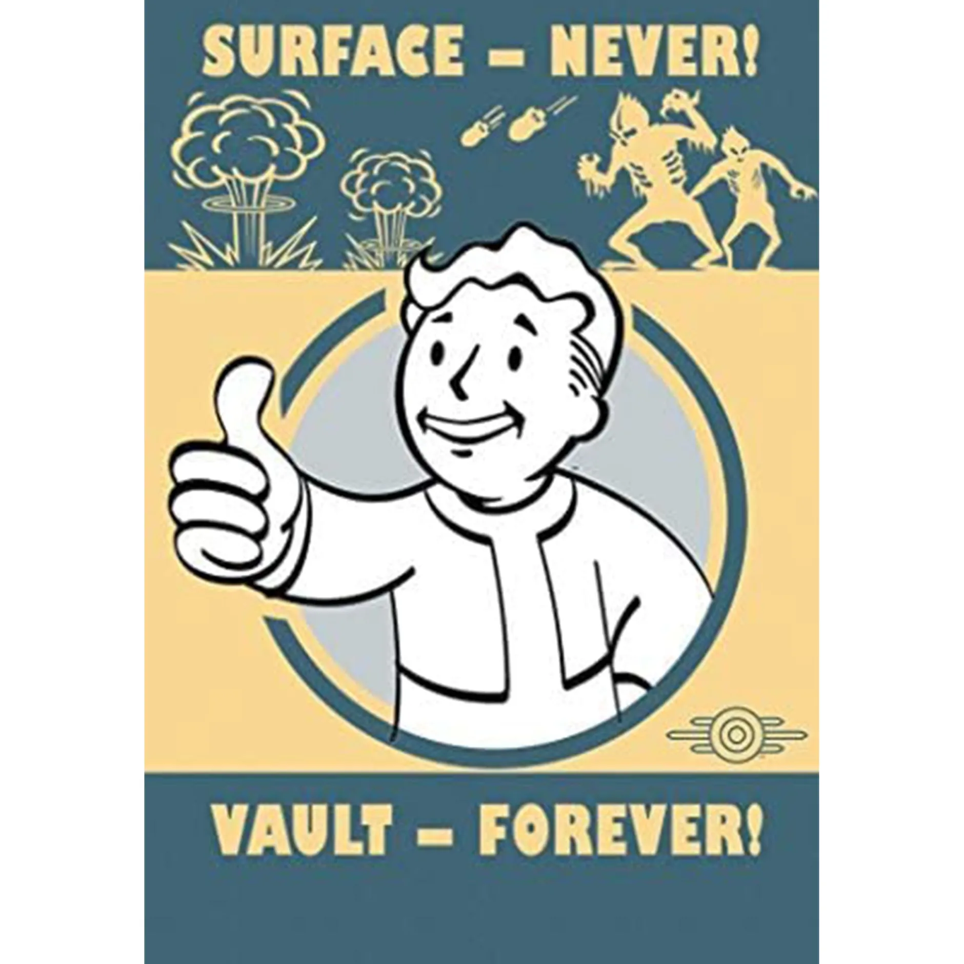 GB Eye Poster^Fallout Poster Vault Forever
