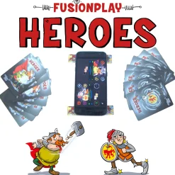 FusionPlay Kartenspiele^Heroes - NFC-Kartenspiel für Smartphones