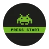 getDigital Aufkleber^Geek Aufkleber Press Start