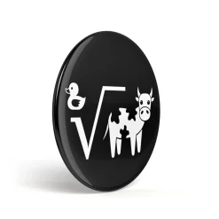 getDigital Accessoires^Geek Button Ente Wurzel aus Kuh