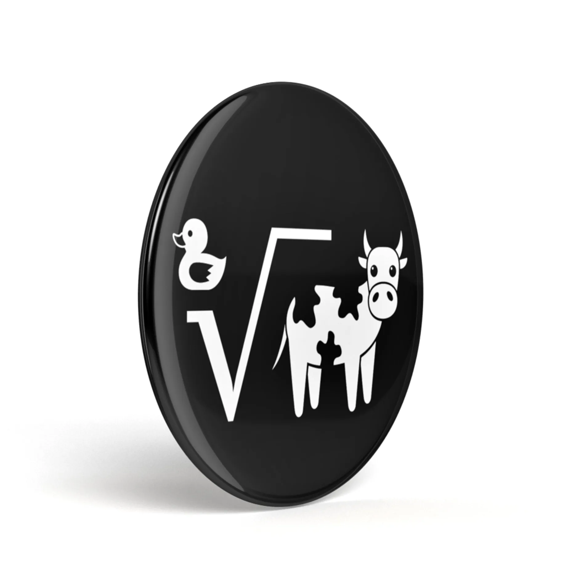 getDigital Accessoires^Geek Button Ente Wurzel aus Kuh