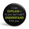 getDigital Accessoires^Geek Button Explain vs Understand