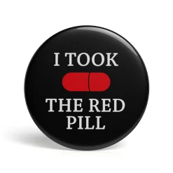 getDigital Accessoires^Geek Button I Took The Red Pill