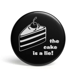 getDigital Accessoires^Geek Button The Cake Is A Lie