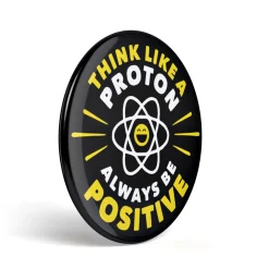 getDigital Accessoires^Geek Button Think Like a Proton