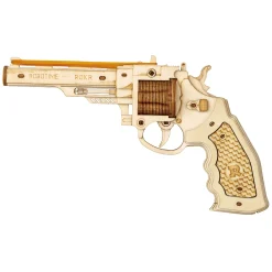 Robotime Holzbausätze^Gummiband-Revolver Holzbausatz