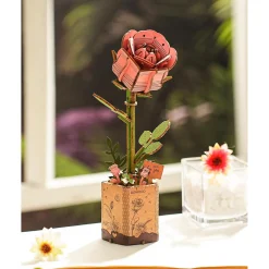 Robo Time Holzbausätze|Denkspiele^Holzbausatz Pinke Rose