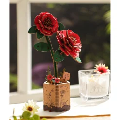 Robo TIme Holzbausätze^Holzbausatz Rote Kamelie