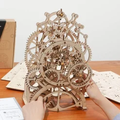 Robotime Holzbausätze^Holzbausatz Uhrwerk