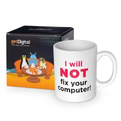 getDigital Küche^I Will Not Fix Your Computer Becher