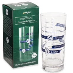 getDigital Küche^Irrationale Zahlen Trinkglas