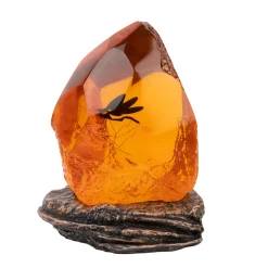 Jurassic Park Licht^Lampe: Bernstein mit Mosquito