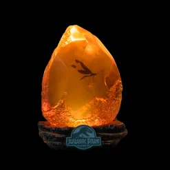 Jurassic Park Licht^Lampe: Bernstein mit Mosquito