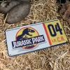 Fanattik Blechschilder^Jurassic Park Nummernschild-Replik