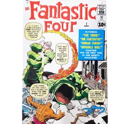 Eaglemoss Blechschilder^Marvel Blechschild Fantastic Four