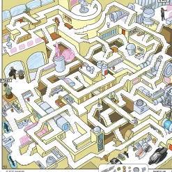 Chronicle Books Bücher^Marvel Mazes - Labyrinth- und Wimmelbuch