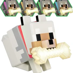 Paladon Licht^Minecraft Wolf 3D Farbwechsel Lampe