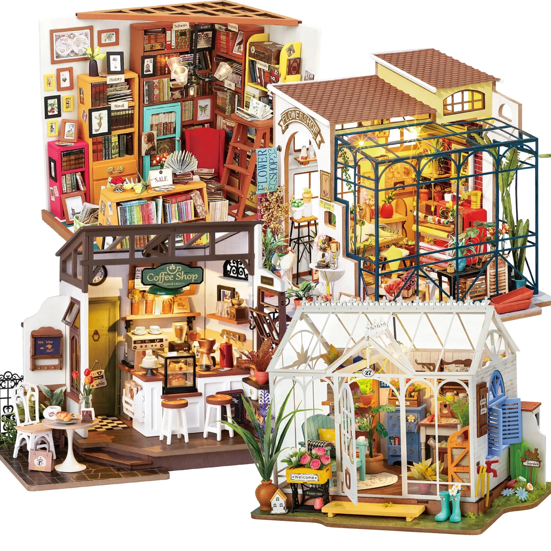 ROLIFE Holzbausätze^Miniatur-Haus Bausätze