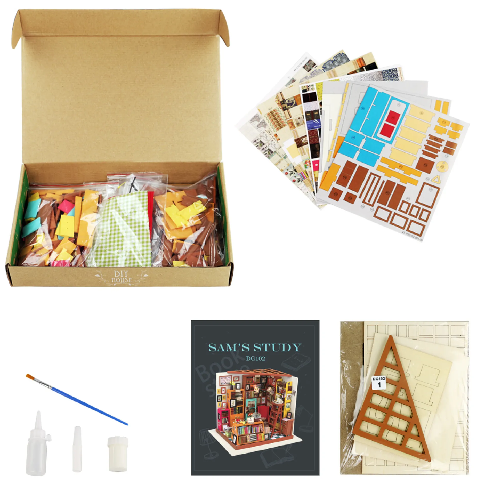 ROLIFE Holzbausätze^Miniatur-Haus Bausätze