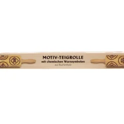 getDigital Küche^Motiv-Teigrolle mit chemischen Warnsymbolen