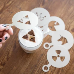 getDigital Küche^Nerdiges Cappuccino Schablonen-Set