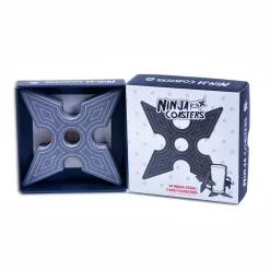 Gift Republic Küche^Ninja Wurfstern Untersetzer Shuriken