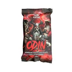 Viking Lebensmittel^Odin - Erdbeer Weingummi mit Weißer Schokolade und Chili