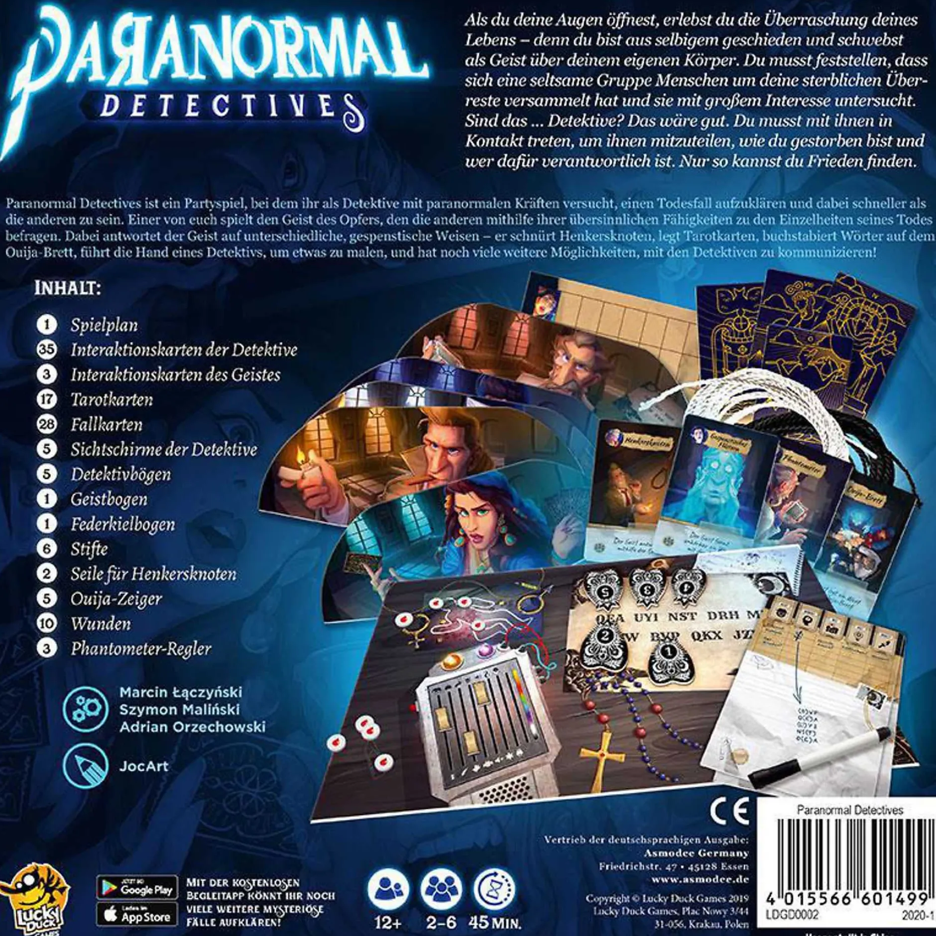 Asmodee Brettspiele^Paranormal Detectives Brettspiel