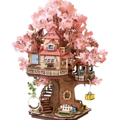 Robotime Holzbausätze^Sakura Baumhaus Holzbausatz