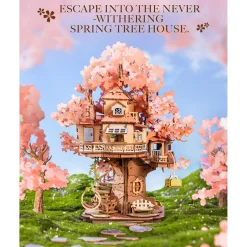 Robotime Holzbausätze^Sakura Baumhaus Holzbausatz