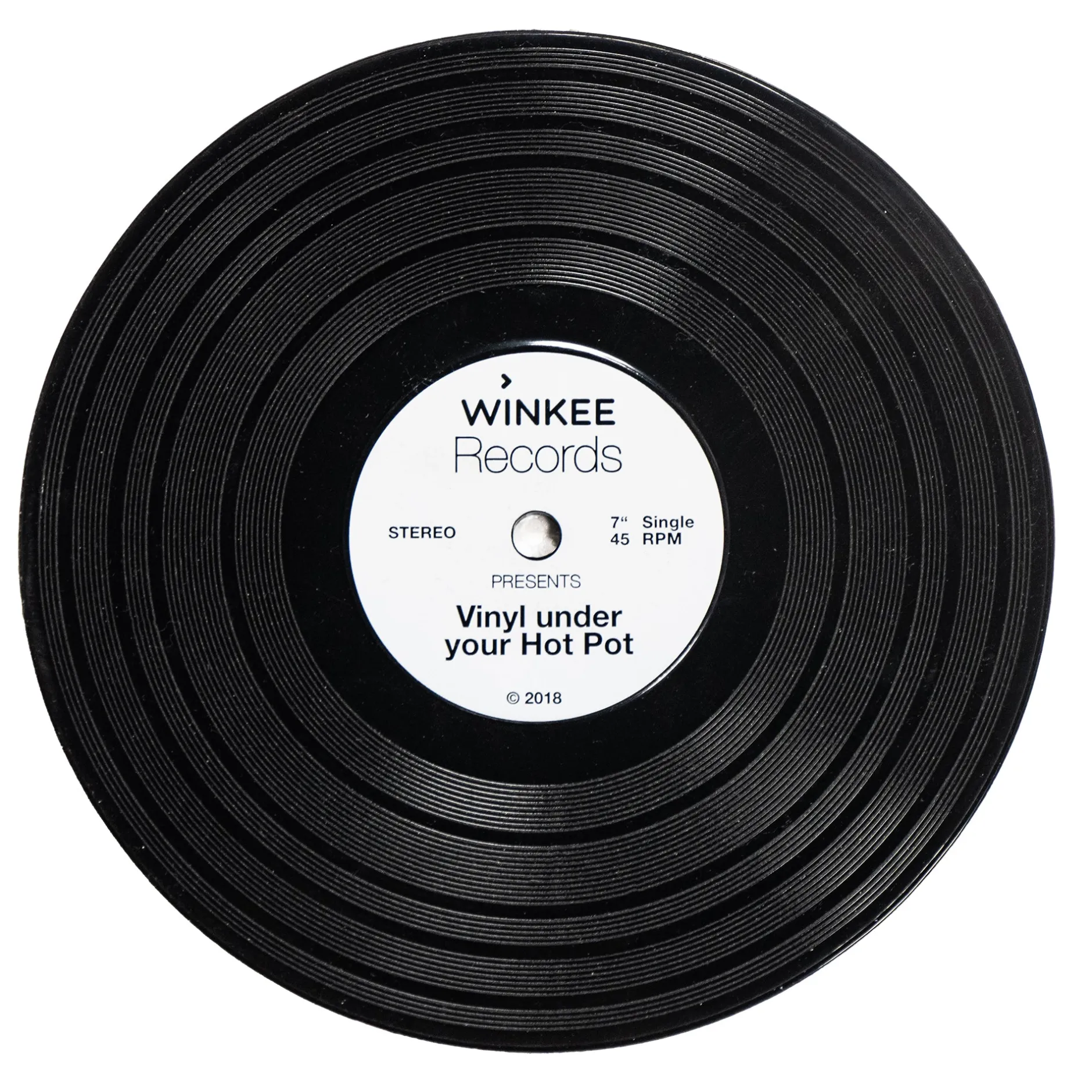 Winkee Küche^Schallplatten Topfuntersetzer