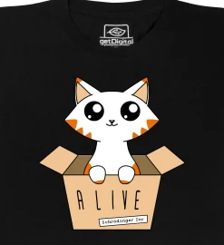 getDigital Merchandise|Horror^Schrödingers Katze Glow in the Dark T-Shirt