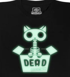 getDigital Merchandise|Horror^Schrödingers Katze Glow in the Dark T-Shirt