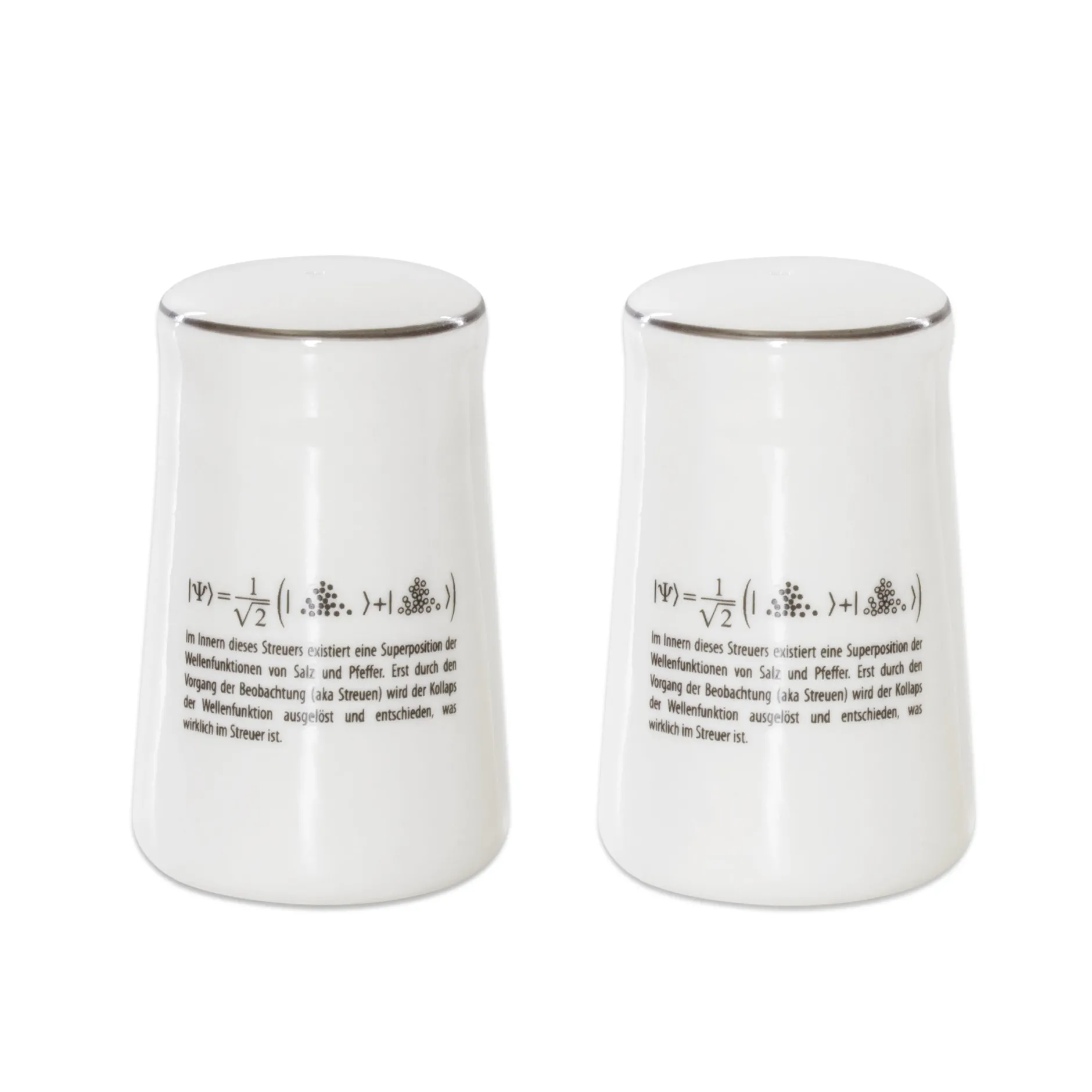 getDigital Küche^Schrödingers Salz- & Pfefferstreuer