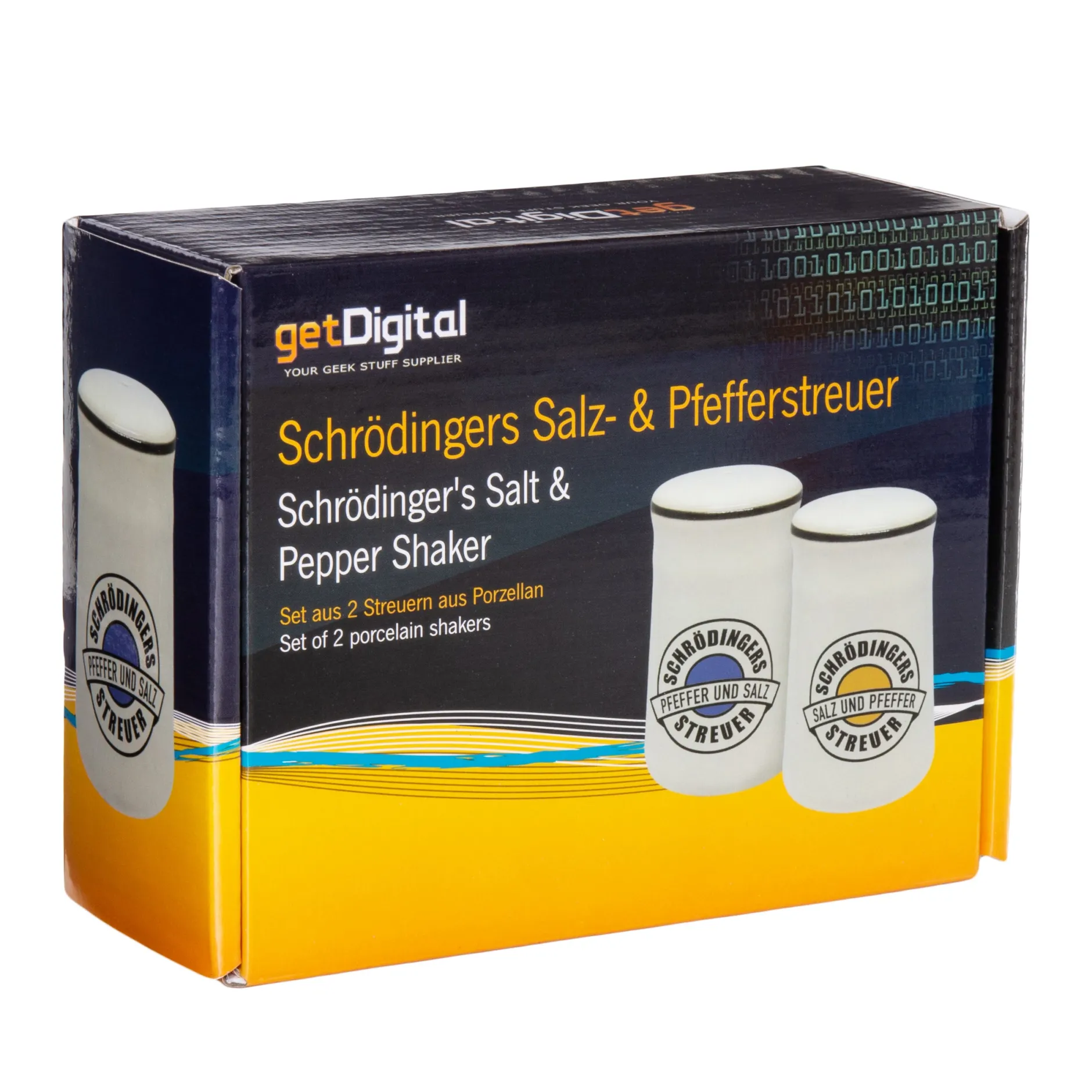 getDigital Küche^Schrödingers Salz- & Pfefferstreuer