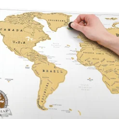 Luckies of London Poster^Scratch Map Rubbel-Landkarte