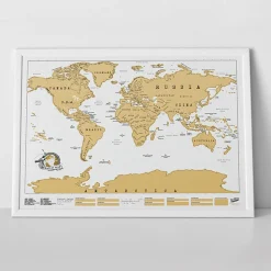 Luckies of London Poster^Scratch Map Rubbel-Landkarte